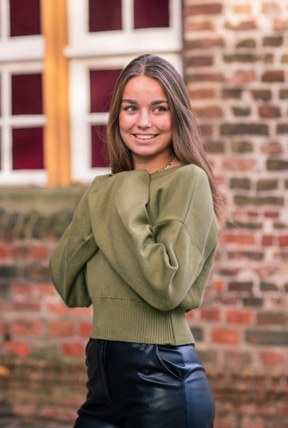 Lily | Groene Sweater