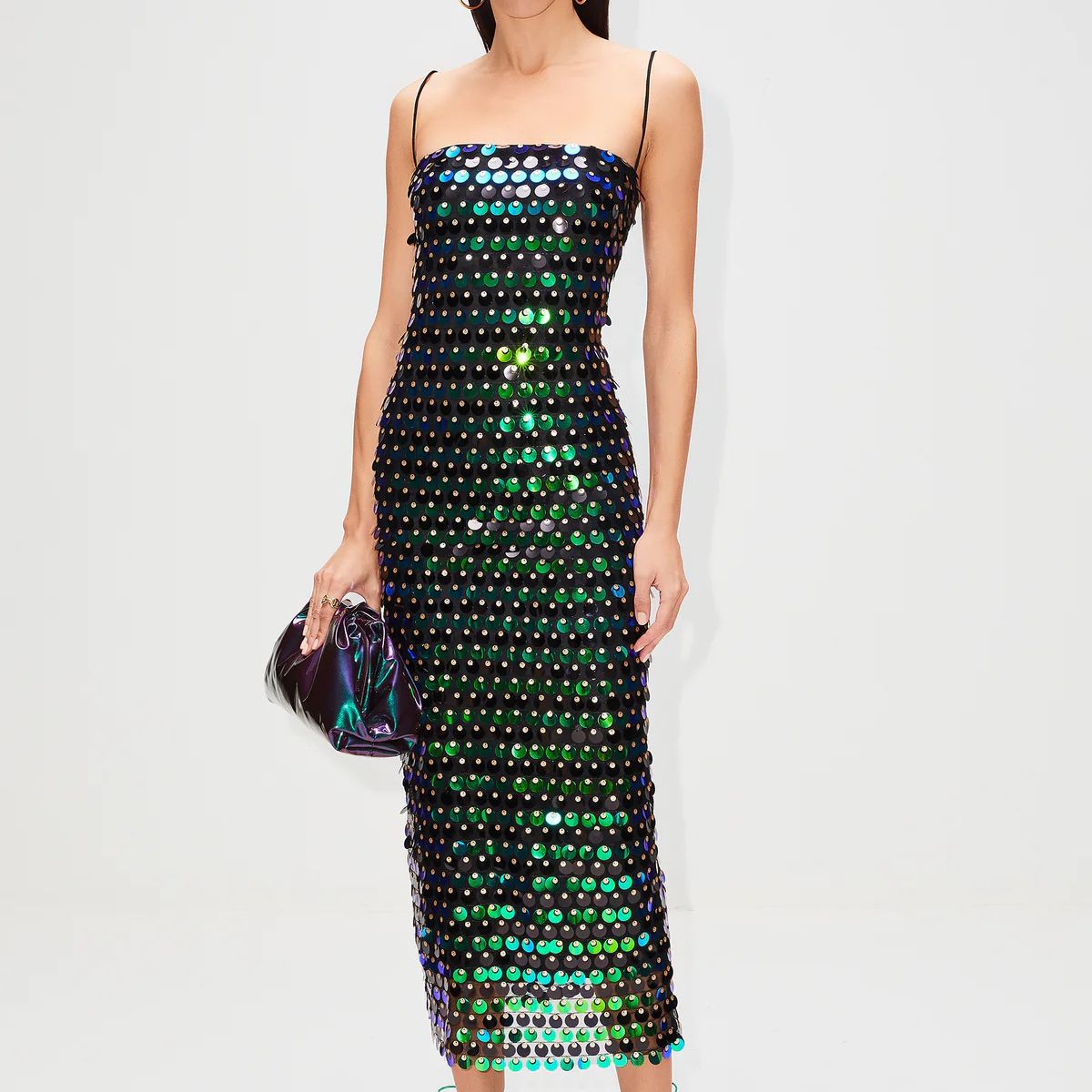 Vaenora - Sizzling Sequins Midi Dress